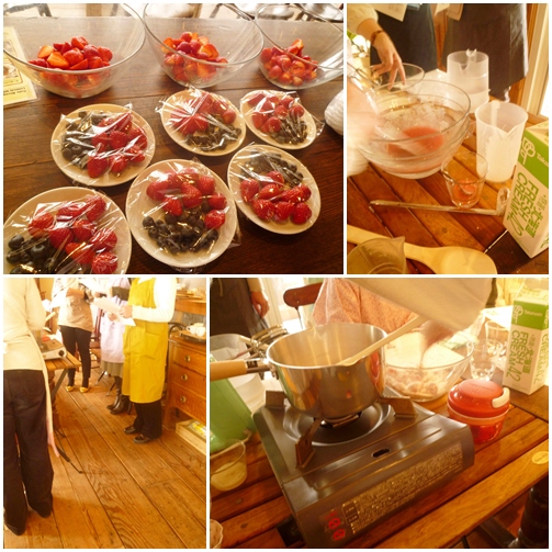 桃の節句のsweets ☆1dayレッスン~①_d0078486_18111643.jpg