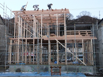 M様邸の建て方をしました。_f0129627_1329058.jpg