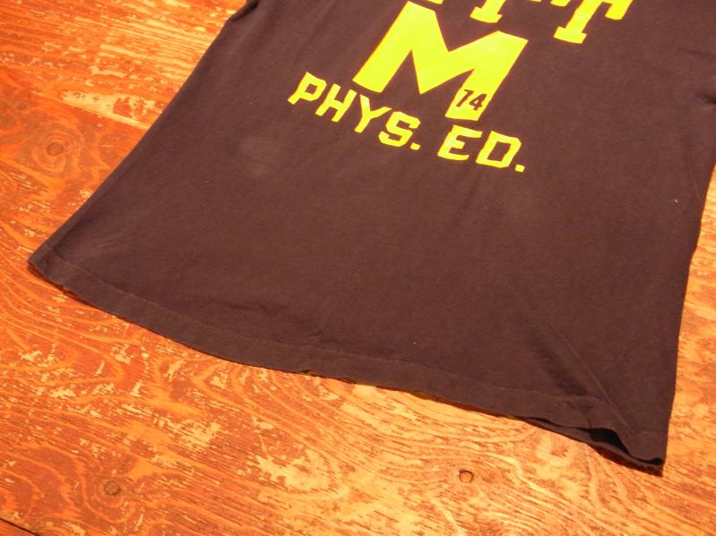 70\'s CHAMPION T-SHIRT PITT M 74 PHYS.ED.--RECOMMEND--_c0176867_19325783.jpg