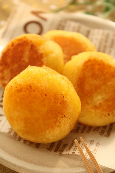 加賀野菜 五郎島金時 を使ったおやつ スイートポテト味のさつまいも団子 さつまいも餅 Linmal S Kitchen 金沢の旬の味と毎日のお弁当