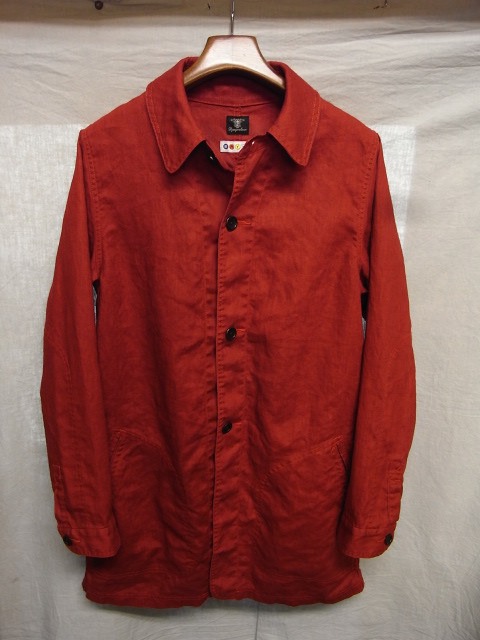 bookstore linen coat ＜RED＞_f0049745_17542213.jpg