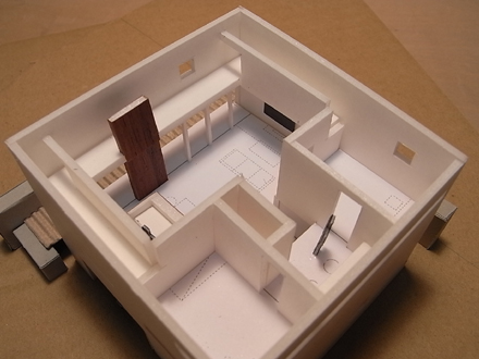 日和田の家　模型スタディNo.5_e0197748_19594657.jpg
