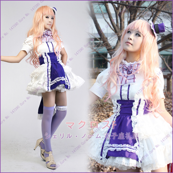 シェリルコスプレ　双子座ドレス　ウィッグ含め マクロスF 双子座礼服／シェリル・ノーム｜ここみねっと。の