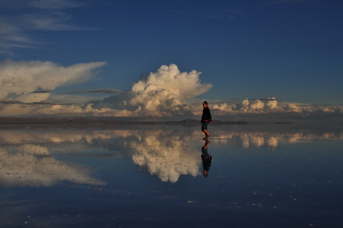 ウユニ塩湖の魅せられ方 ボリビア ウユニ塩湖 地球のバモり方