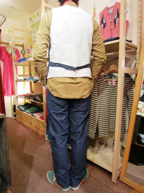 ANACHRONORM \"Hakeme Chambray Work Vest & 5P Pants\"_f0191324_02355.jpg