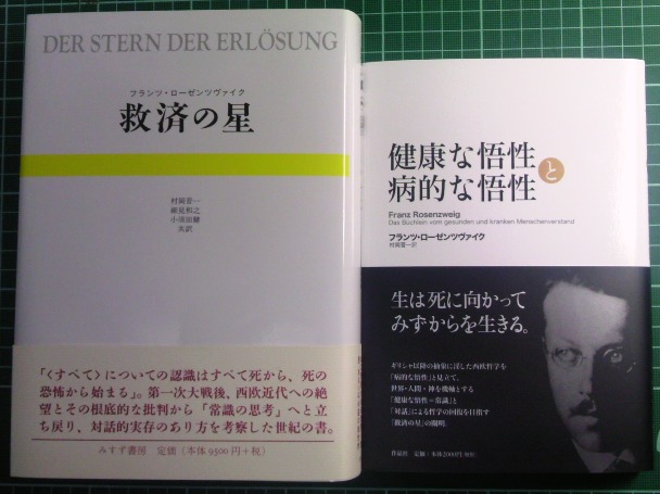 ローゼンツヴァイク新刊、あわせて昨年のドイツ系人文書の収穫_a0018105_1484319.jpg