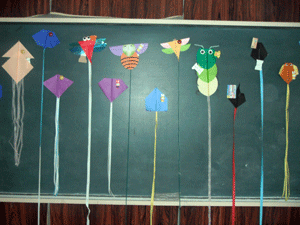 ミニもり ミニ凧とミニ凧あげ 折り紙の工作 もりもり教室blog