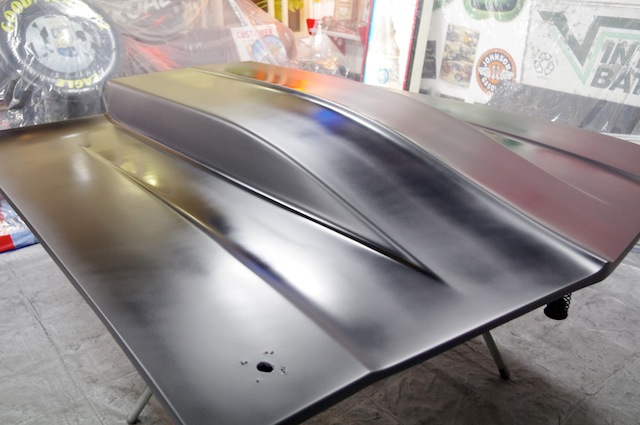 スプレーガン塗装 マットブラック仕上げ Elcamino Dragrace Hobbys
