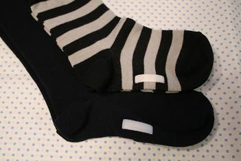 無印の靴下 Yokohamaの空を見上げて