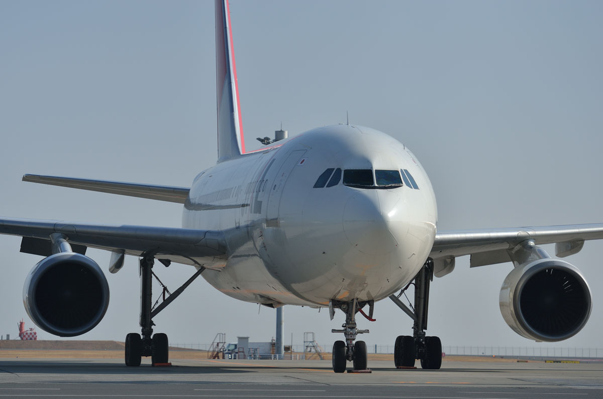 AIRBUS A300-600R / JA016D : SKY LOUNGE GARDEN -transporter side-