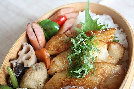 アブラカレイのソテー マヨポンで 弁当 うちにかえろう