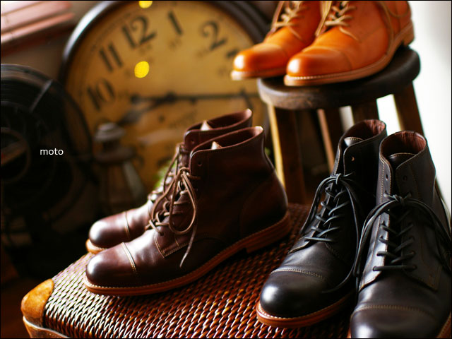 moto leather＆silver[モトレザー] gt1 straght tip leather boots [ストレートチップレザーブーツ]_f0051306_1454437.jpg