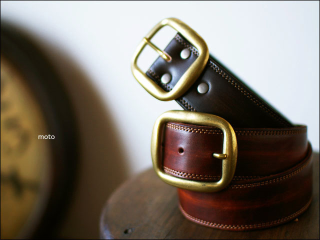  moto leather＆silver[モトレザー] RB4 Belt　ハンドメイドレザーベルト_f0051306_14582811.jpg