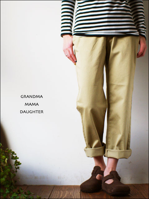 GRANDMA MAMA DAUGHTER[グランマ・ママ・ドーター] COTTON PANTS [GP110401] [LADY\'S]_f0051306_16301061.jpg