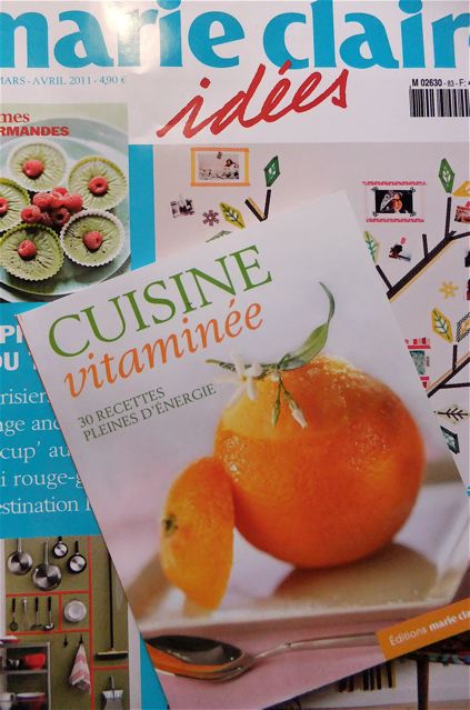 パリではインテリア雑誌にもれなく料理雑誌がついてくる？？〜！！（パリ）_f0119071_705140.jpg