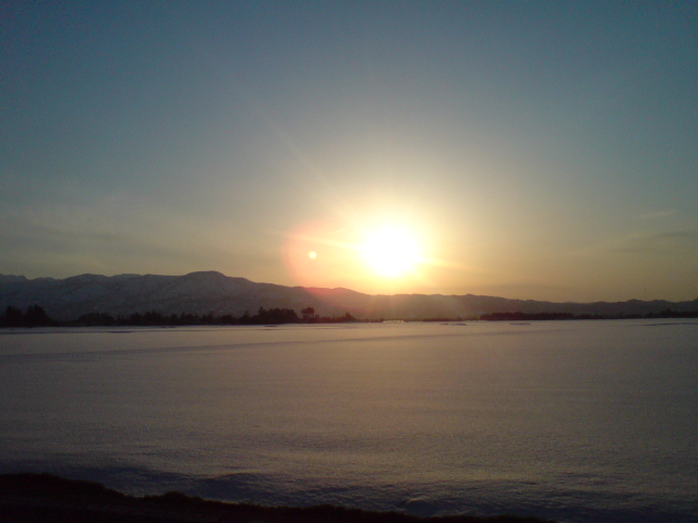 夕日。_d0182179_18392663.jpg