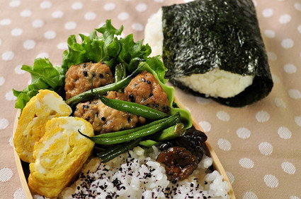 鶏団子のお弁当_b0171098_7263034.jpg