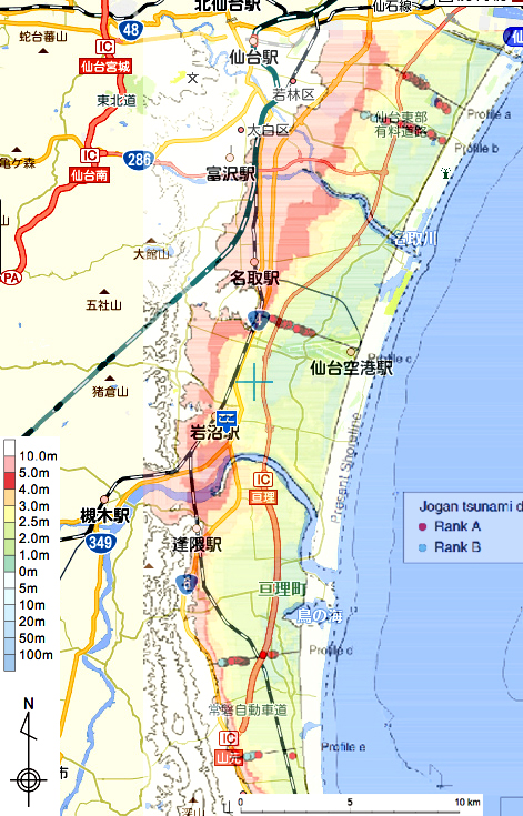 貞観地震津波の津波到達域（「東京電力」は想定外と言うけれど）_c0184737_21285726.jpg