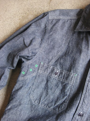 Nigel Cabourn ナイジェルケーボンのシャンブレーシャツ