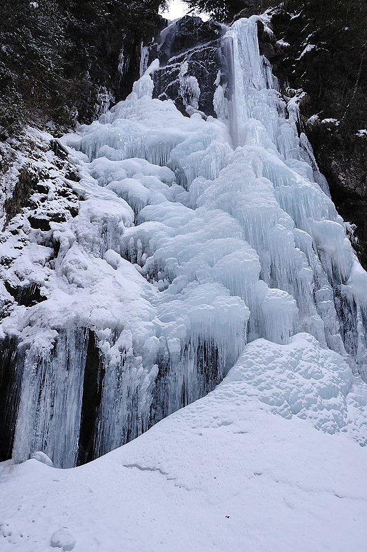 吉野郡川上村　氷瀑した御船の滝　（３）_f0067667_6351432.jpg