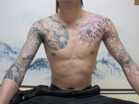龍虎 和歌山 彫波 刺青 Tattoo 龍虎 和歌山 彫波 刺青 Tattoo