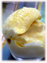 【オリーブオイルレシピ】オリーブオイルとお塩で　パンケーキやアイスクリームなど_f0214716_1817399.jpg