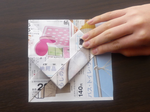 チラシの紙箱の作り方 おうち大好き