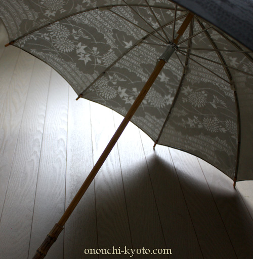 涼しげな着物が特別な日傘に変身！_f0184004_15395172.jpg