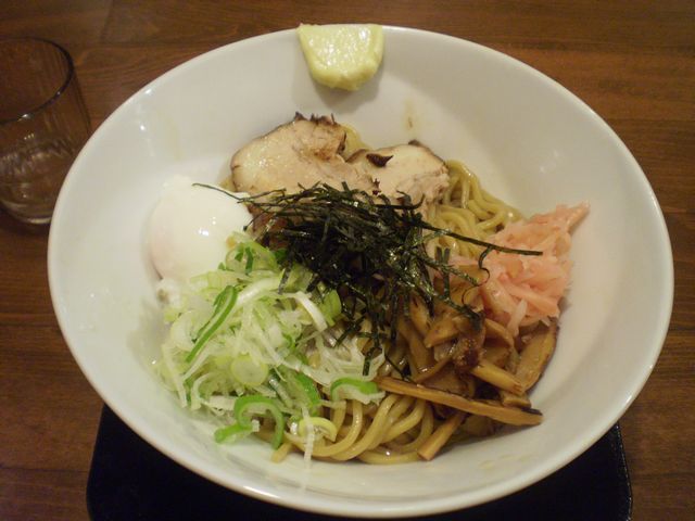 特製まぜそば あんびしゃす花 京都ラーメン道楽