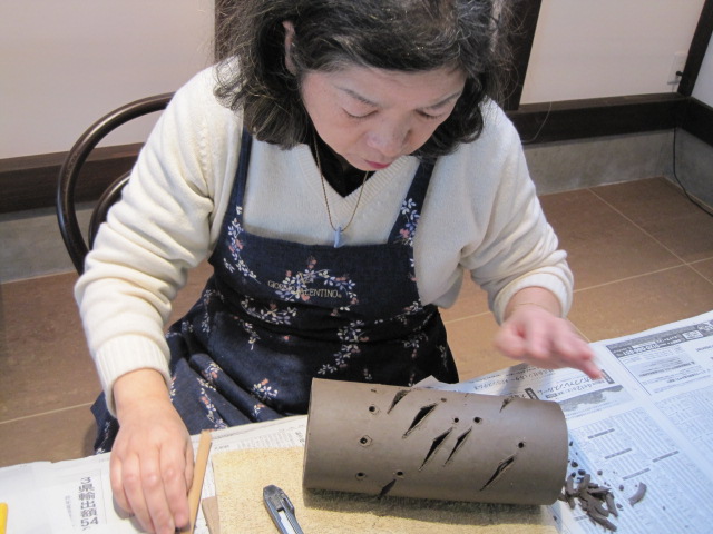 第7回 一日陶芸教室~一日目_f0233340_0174896.jpg