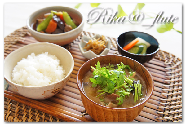 和食な朝ごはん Rika Flute Cooking 和食な朝ごはん Rika Flute Cooking