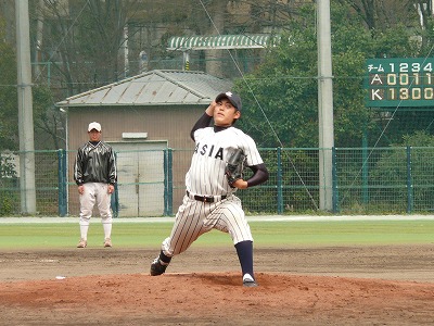 3月31日 オープン戦 亜細亜大対慶大 後半_b0166128_1574661.jpg