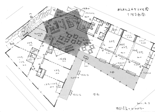 めえめえ子やぎこども園 の基本設計です 人と地球にやさしい建築をもとめて 建築家丸谷博男の世界