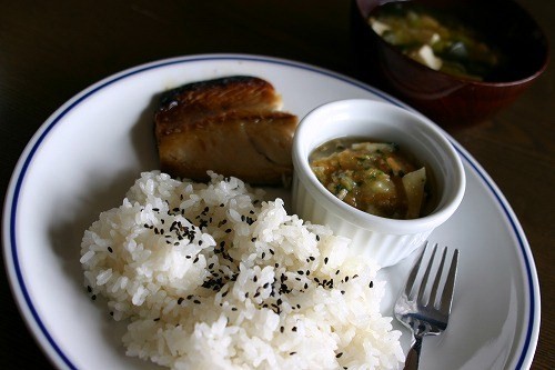 焼き塩鯖ランチ_d0068151_2246446.jpg