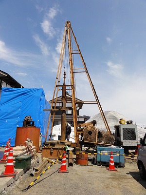 消雪井戸工事(パーカッション工法)_a0084753_11455833.jpg