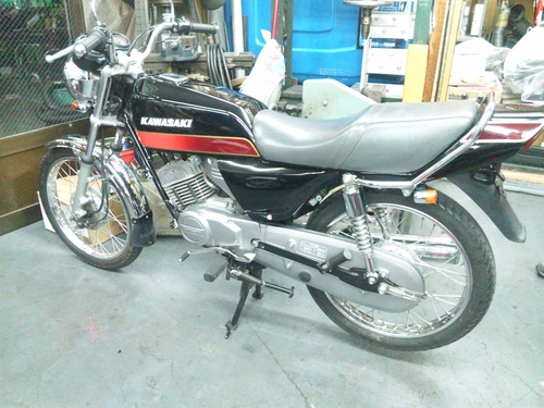 ホンダCB750Fc のフレームペイント&その他もペイント!その2_a0163159_2253774.jpg