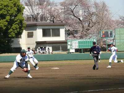 4月6日 東都大学野球2部 国士舘大対東農大 開幕_b0166128_10381979.jpg