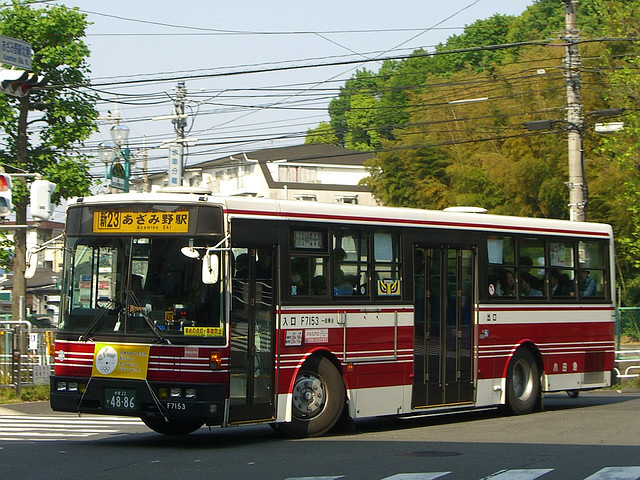 小田急バス 96 F7153 旧路線バス車両アルバム