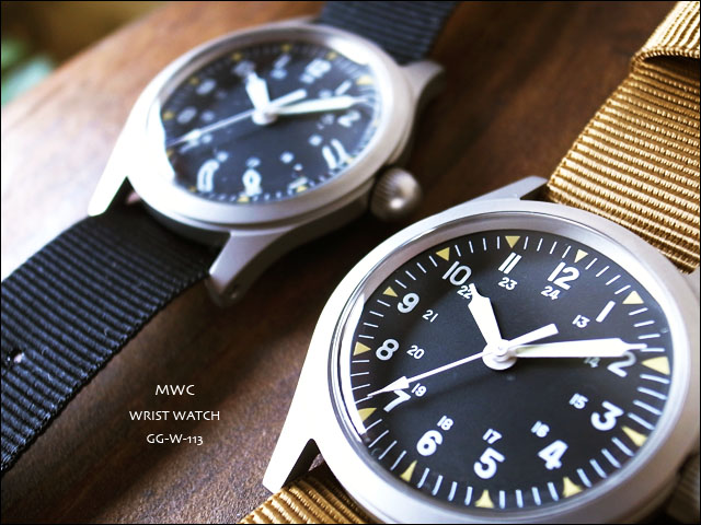 MWC[エム・ダブル・シー] GG-W-113 ミリタリーウォッチ 腕時計 [BEIGE / BLACK]　_f0051306_192849100.jpg
