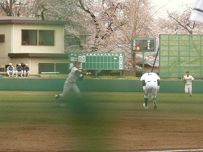 4月8日 東都大学野球2部 国士舘大対東農大_b0166128_18251359.jpg