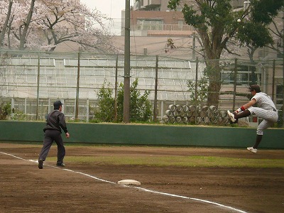 4月8日 東都大学野球2部 国士舘大対東農大_b0166128_18293127.jpg