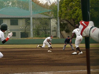 4月8日 東都大学野球2部 国士舘大対東農大_b0166128_1835264.jpg
