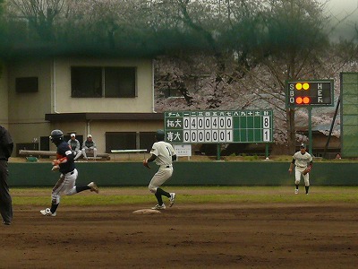 4月8日 東都大学野球2部 拓殖大対専修大_b0166128_19304753.jpg