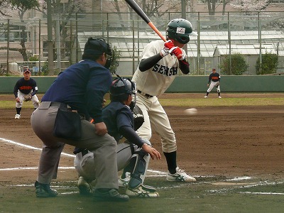 ４月８日　東都大学野球２部　拓殖大対専修大_b0166128_19404038.jpg