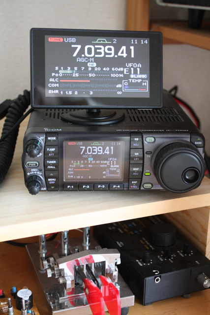 メモ）JUST AS DESCRIBED（IC-7000に外部LCDモニターを接続