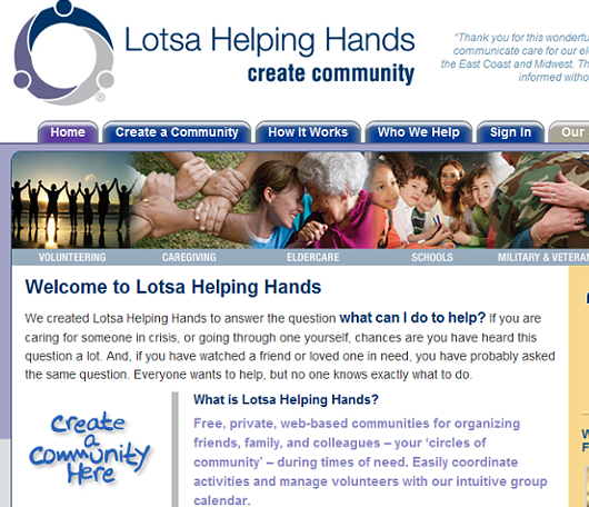 手助けを必要としている人と手助けしたい人を直接結びつける Lotsa Helping Hands_b0007805_434734.jpg