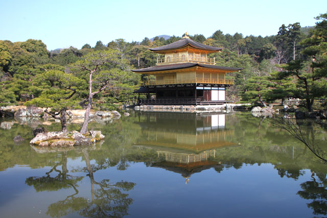 世界遺産の春 金閣寺 京都の旅 四季の写真集