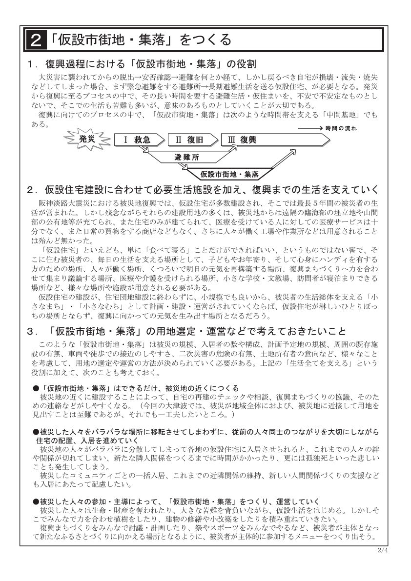 緊急提言「仮設市街地・集落」の整備を！_b0213134_6513448.jpg