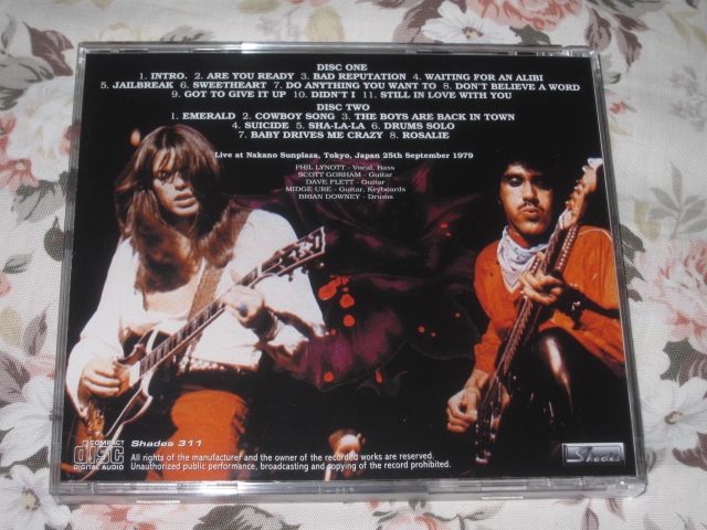 THIN LIZZY / TOKYO FIRST GIG : 無駄遣いな日々