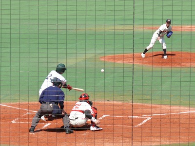 ４月１２日　東都大学野球２部　東農大対日本大　_b0166128_1247179.jpg